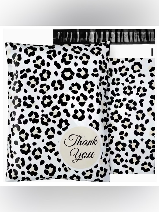 Other - Set of 20 14.5” x 19” Cheetah Thank You Poly Mailers